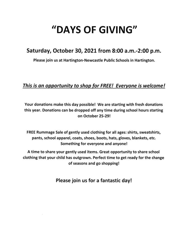 Days of Giving