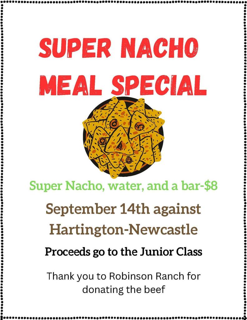 Super Nacho Meal Flyer